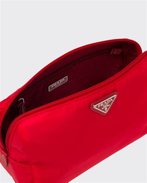 Red Nylon Necessaire 